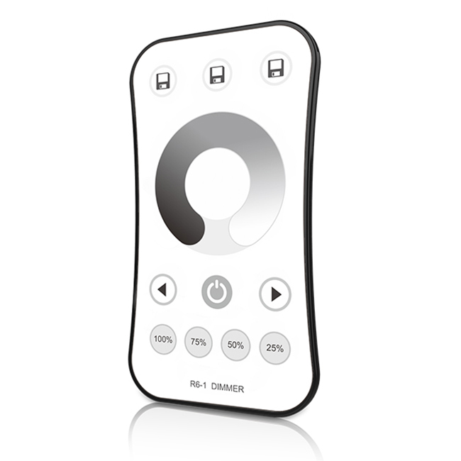 1 Zone RF 2.4G LED Dimming Remote R6-1 For single color LED Strip Light 1 Zone RF 2.4G LED Dimming Remote R6-1 For single color LED Strip Light